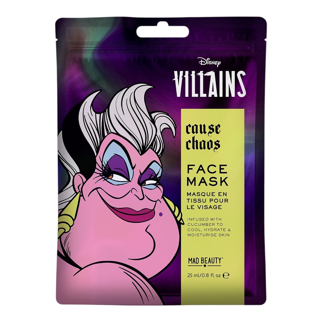 Mascarilla facial Villanas de disney