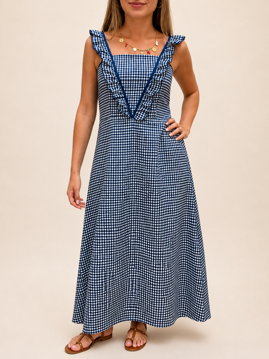 Vestido Manteca