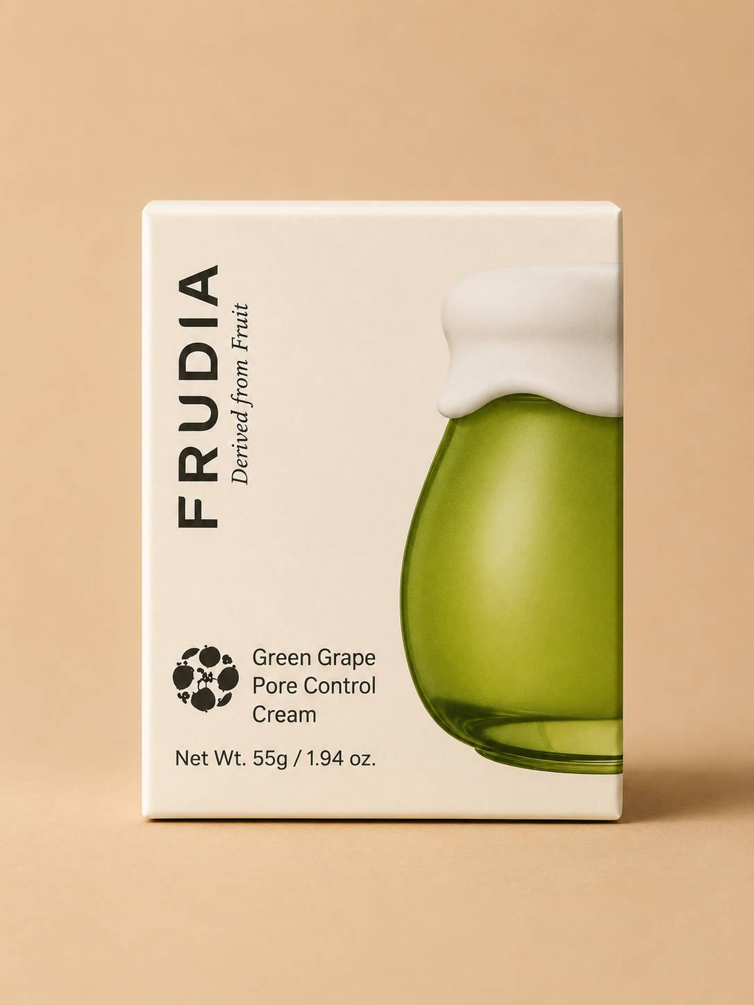 Crema hidratante control de poros uva verde