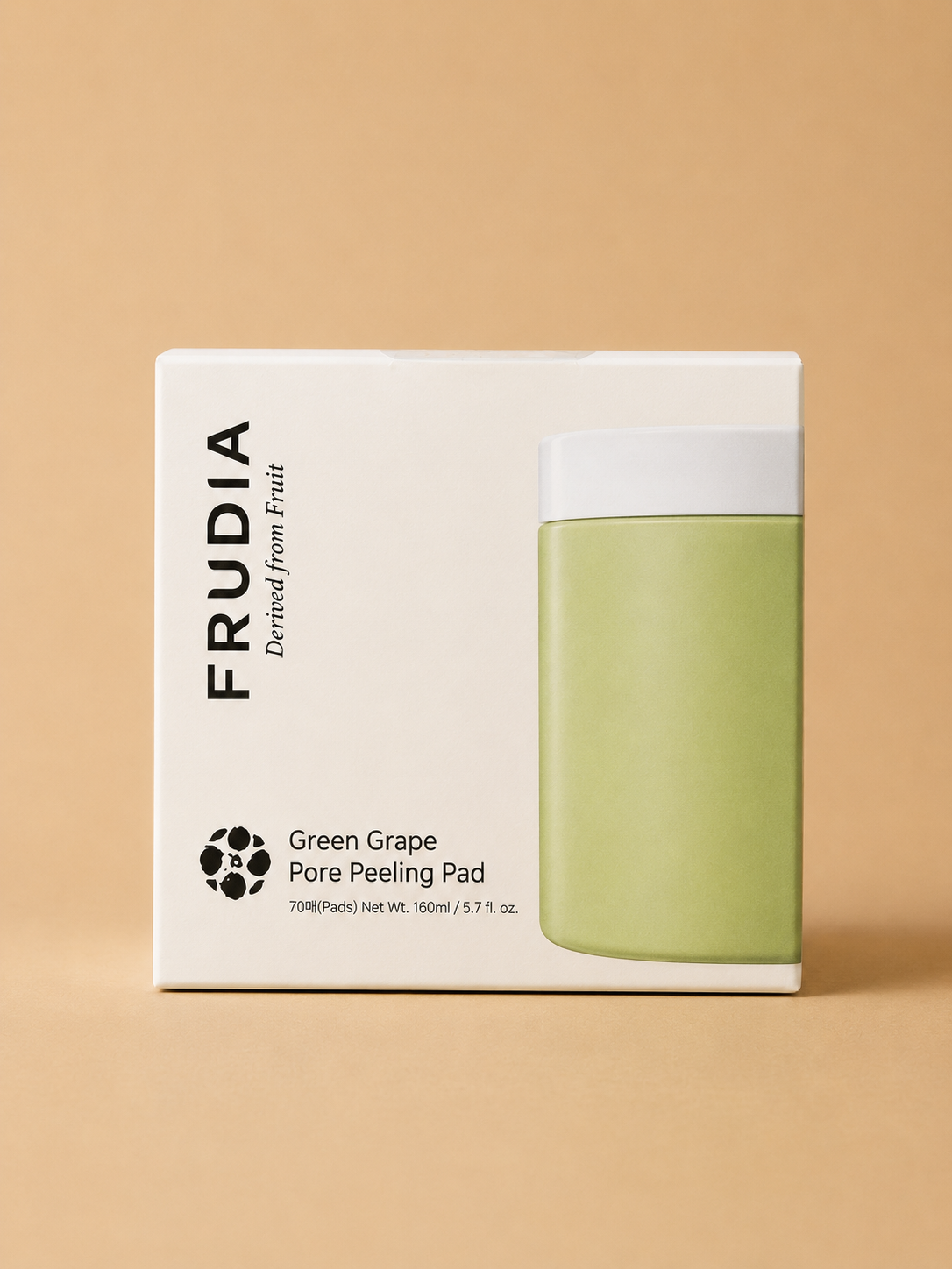 Pack 70 almohadillas exfoliantes para poros de uva verde
