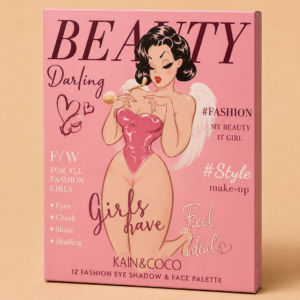 Paleta de maquillaje formato libro
