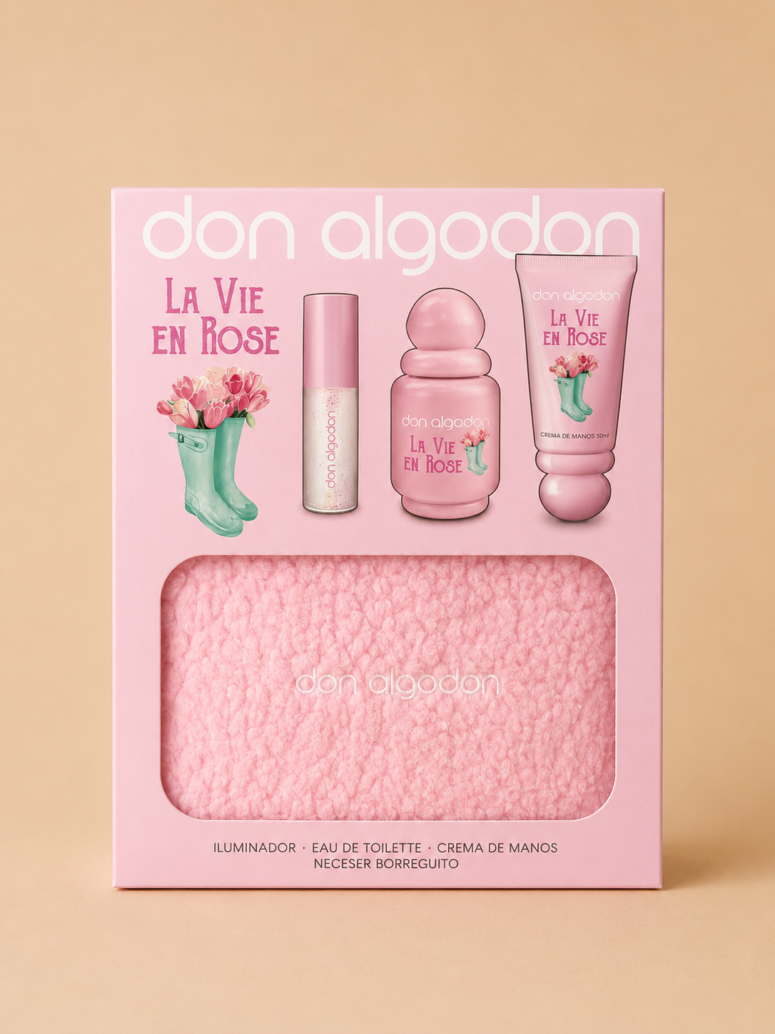 Set mujer la vie en rose don algodón
