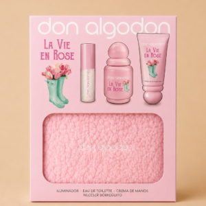 Set mujer la vie en rose don algodón