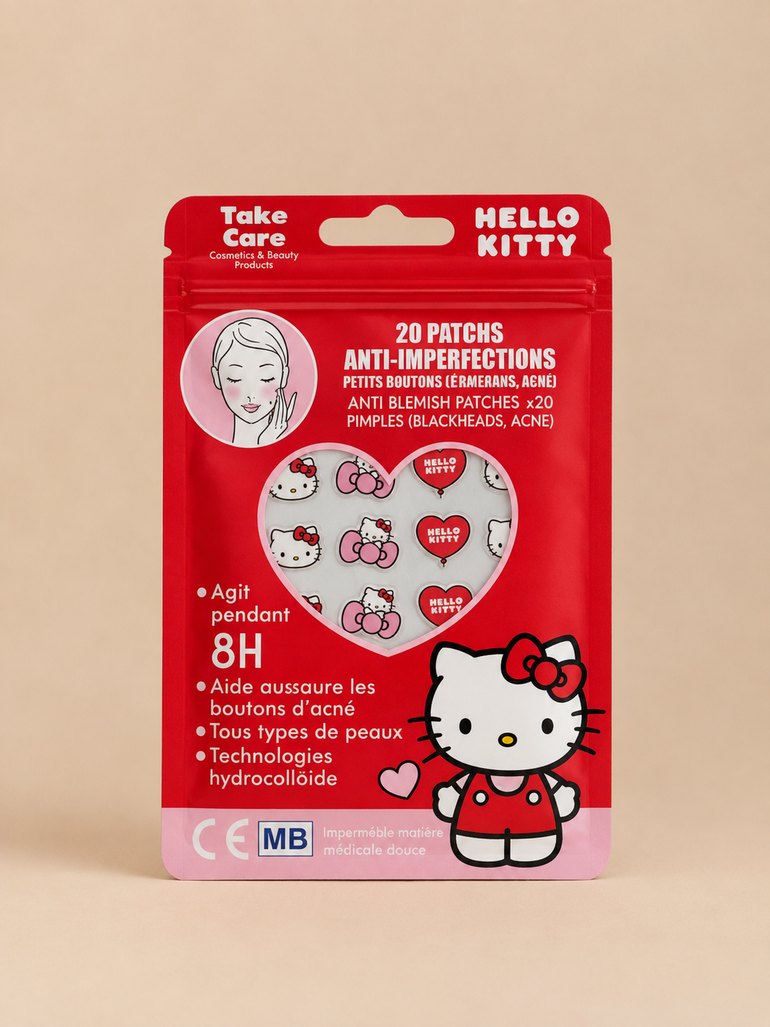 Parches para acné Hello Kitty